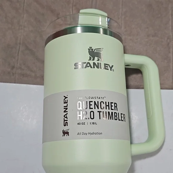 Stanley 40 oz Stainless steel H2.0 Flows tates Quencher Tumbler Rare Mint Color - Picture 9 of 9